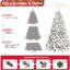 Arbre de Noël 7,5 pi Snowy