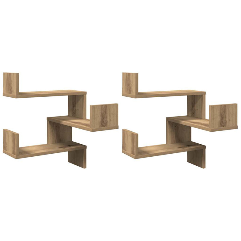 Arleena Floating Shelf, Artisan Oak