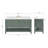 Magnolia 61" Single Bathroom Vanity Set-1323635779