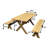 Shilap 8 - Person Wood Patio Dining Set with Rectangular Table