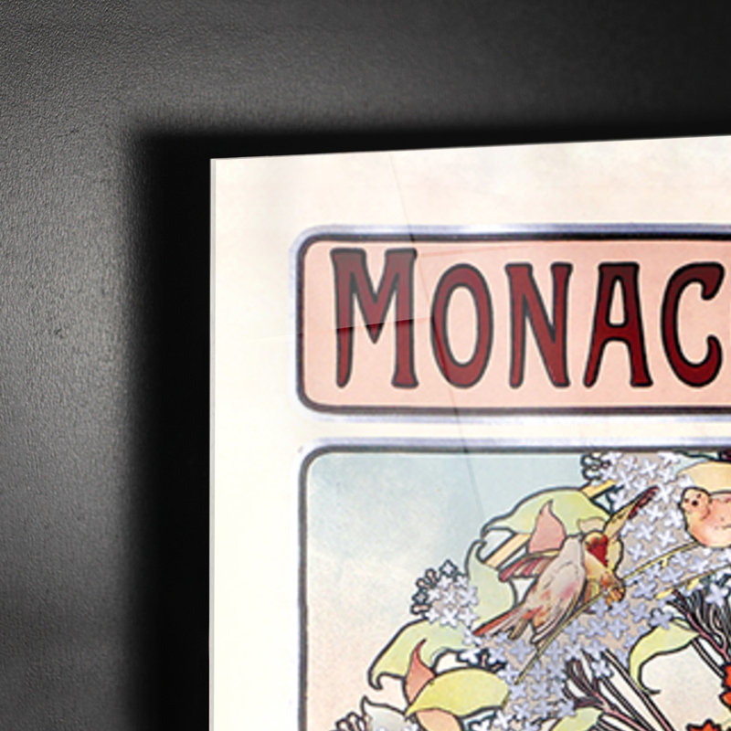 Monaco by Alphonse Mucha - Rectangle Print, 100cm H x 70cm W