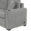 Canapé-lit modulaire convertible en U 108,7 po pour salon, gris-224660682