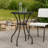 Round Metal Outdoor Dining Table , 28.3'' in. W 23.6'' in. D-1501541150
