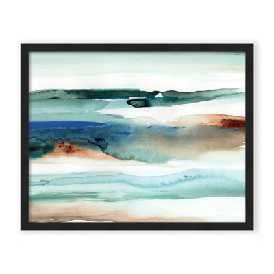 Coastal Retreat Beach Waves Abstract