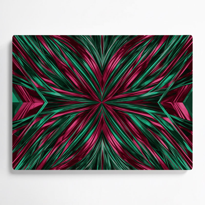 Art mural brun op Op 81, H 12 po x l 18 po