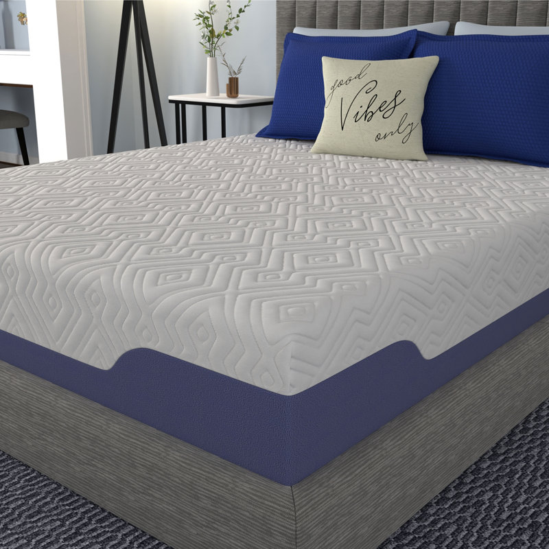 Vibe Supreme Cooling Hybrid Memory Foam Mattress | Bed-In-A-Box, Full, 12"
