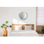Huldar Glass Flat Wall Mirror