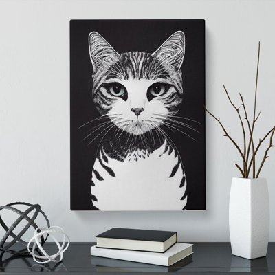 Cat Minimalism Vol.1 - Wrapped Canvas