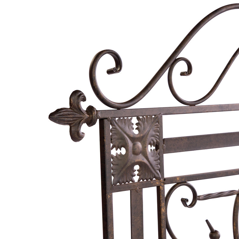 Estate Scroll Iron Wall Panel