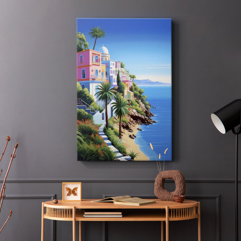 On the Aegean I -Gallery Wraraped Cavas, H 18 po x l 12 po