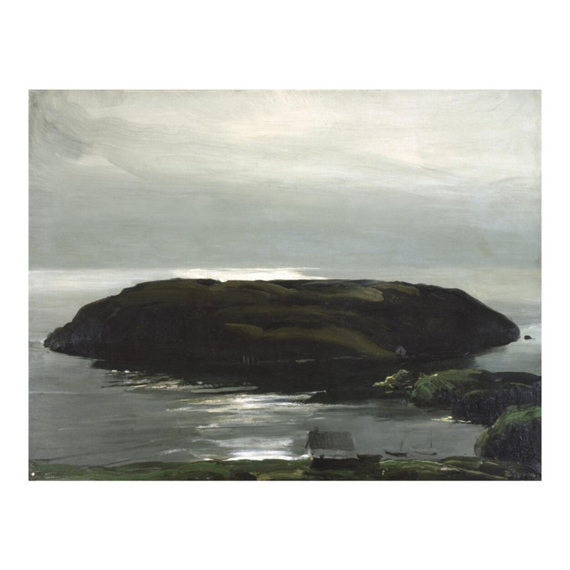 «An Island in the Sea» par George Wesley Bellows - Impression giclée, H 16 po x l 20 po