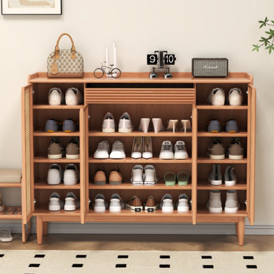  Armoire de rangement en bois massif 22 paires Potterville