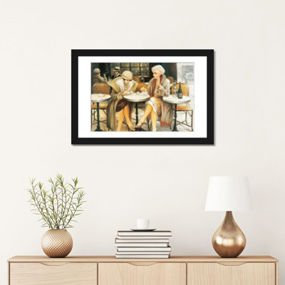 «Cafe III», reproduction sur toile