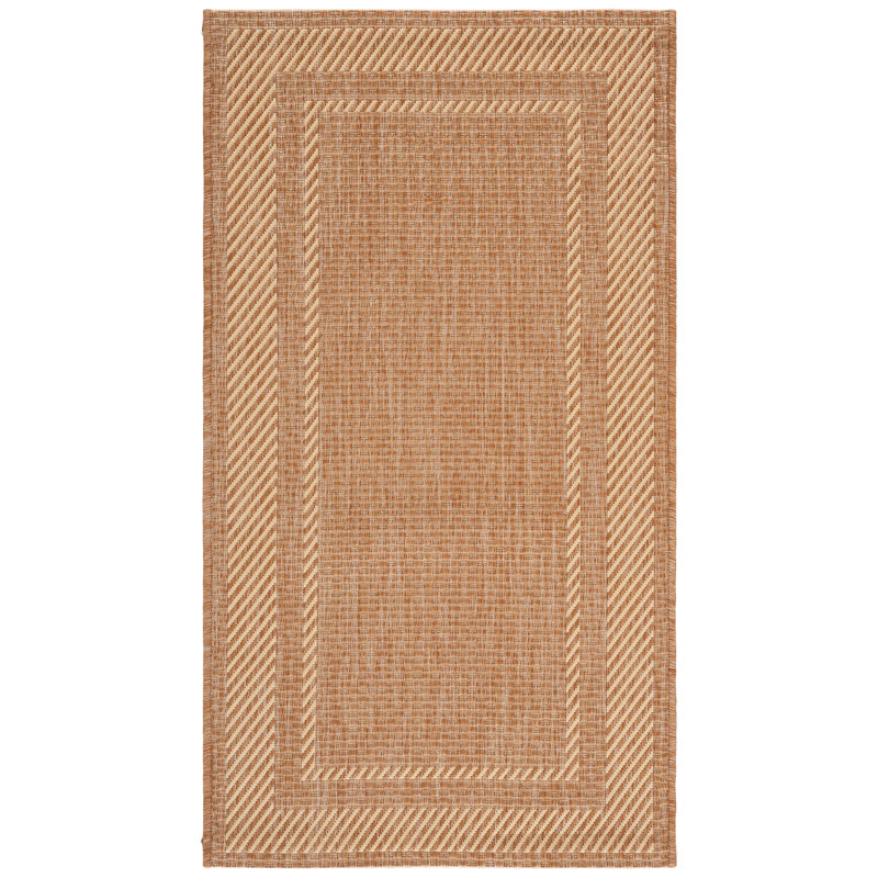 Courtyard Power Loom Performance No Pattern Indoor Rug, 2'-7" x 5'-0" Rectangle