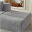Canapé surdimensionné à trois places compressé avec tissu en chenille désossé, aucun assemblage requis, peu encombrant pour le salon et l’appartement, offrant plusieurs configurations de sièges-461272594