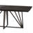 Abreia Extendable Metal Base Dining Table