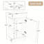 Meuble-lavabo 18,6 po avec lavabo, meuble-lavabo avec tablette à deux niveaux, orienté vers la gauche ou vers la droite-1270989528