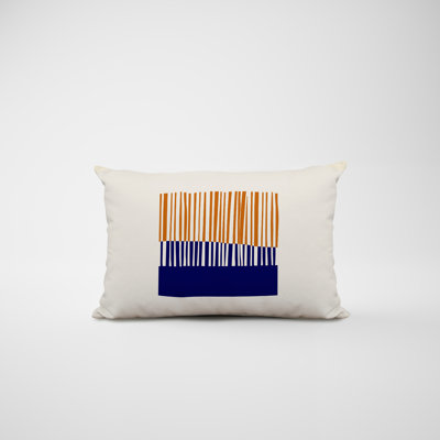 Polyester / Mélange de polyester Housse de coussin rectangulaire intérieure / extérieure lombaire et insert