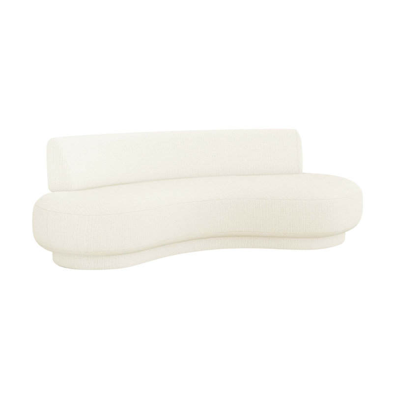 Nuage Upholstered 96'' Sofa, Dune Rayon/Viscose