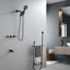 Ensemble de robinet de douche à 3 poignées avec système de douche-93055625