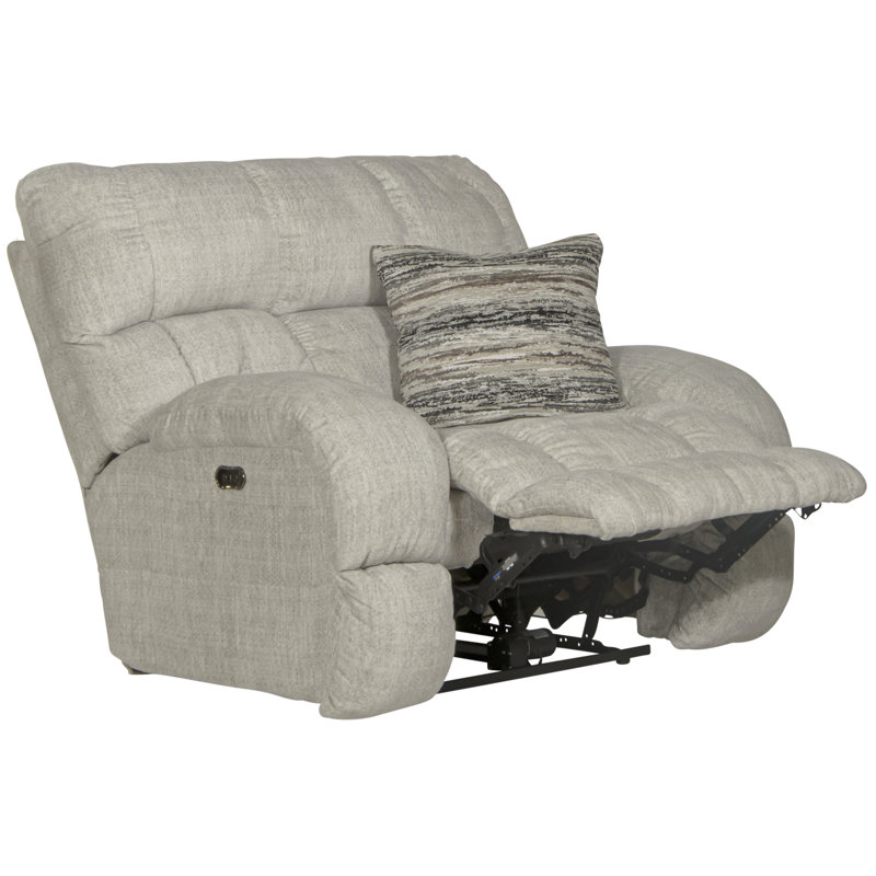 Fauteuil inclinable standard Annaliisa, 100 % polyester beige, Électrique