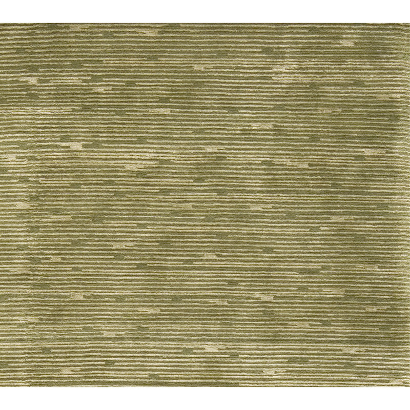 Geometric Area Rug in Green, Rectangle 8' x 10'