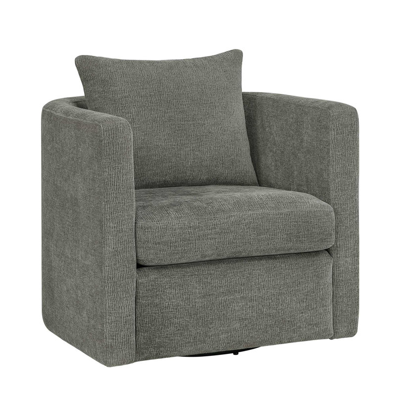 Fauteuil demi-tonneau Sutton, Gris