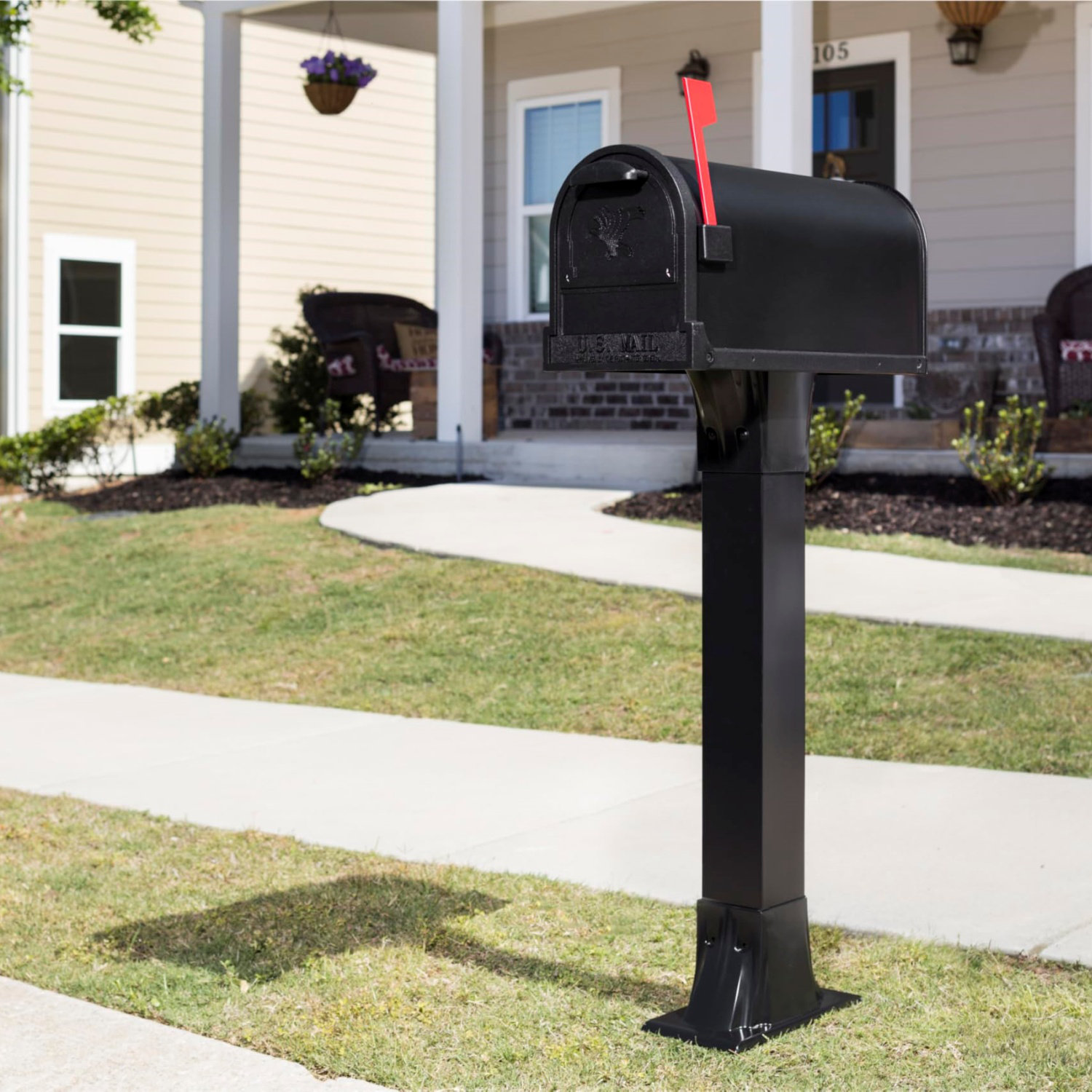 Home Moderne-N Large Capacity Galvanized Steel Textured Black, Modern ...