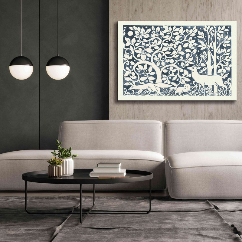 «Forest Life IV» par Miranda Thomas, estampe numérique sur toile, H 40 po x l 60 po x P 1,5 po
