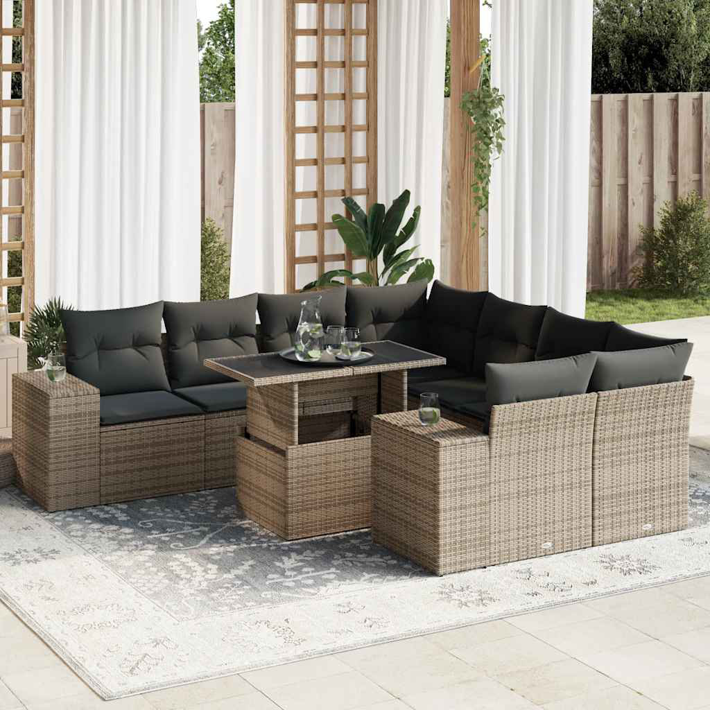 Gartensofa Braniyah mit Kissen