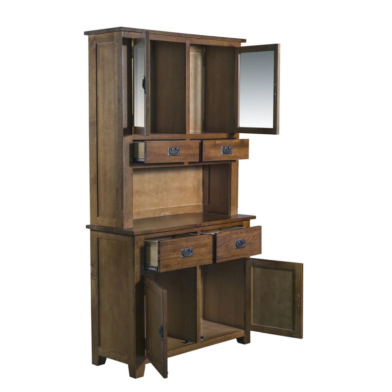 Sideboard with Bar Hutch, Walnut