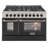 Custom Pro-Style 48 in. 6.7 cu. ft. 8-Burner Freestanding Double Oven Gas Range-73306191-73306190
