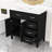 Freestanding Bathroom Vanity with Ceramic Sink, Storage Cabinet and 3 Drawers-2087379417
