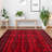 Brantlie One-of-a-Kind 6'7" X 9'3" New Age Wool Area Rug in Red
