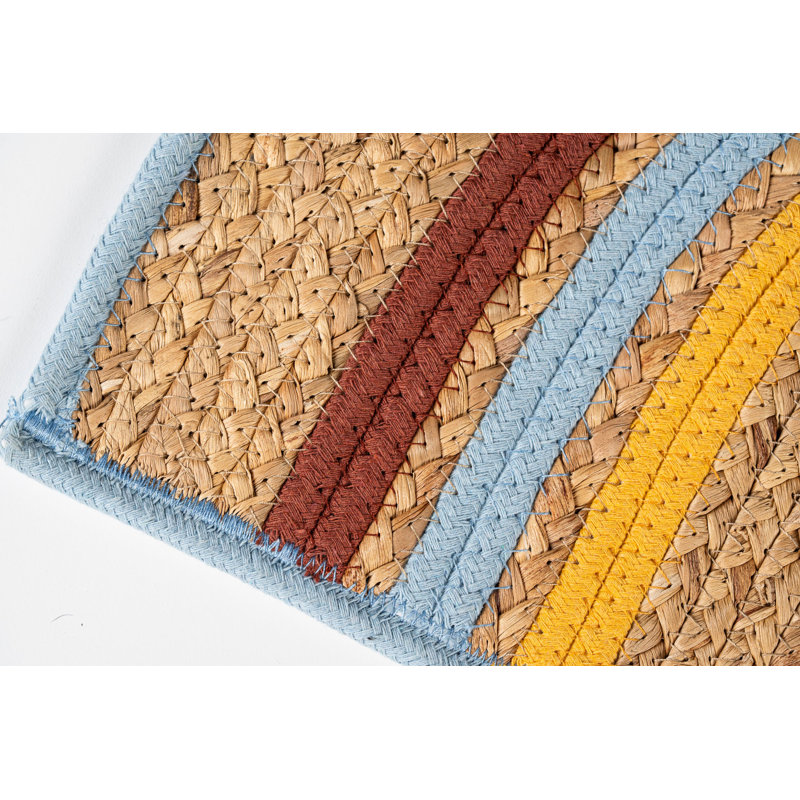 Water Hyacinth Cotton Rope Arc Novelty Placemat