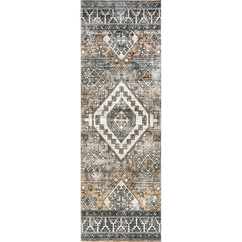 Tapis lavable à la machine Bowie SpinClean, Tapis de couloir 2 pi 6 po x 6 pi