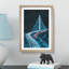 Oakland Bay Bridge In San Francisco - Single Picture Frame Print on MDF-56925465-56925466