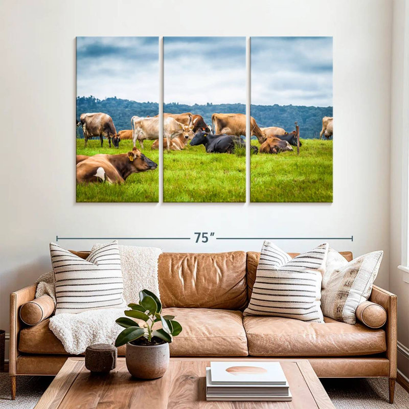 Brampt Cow Gathering, 24" H x 38" W