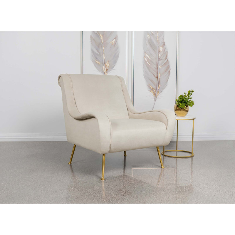 Fauteuil d'appoint à coussin serré Lundy Stone, Beige