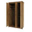 Foxton 3 Door Manufactured Wood Wardrobe