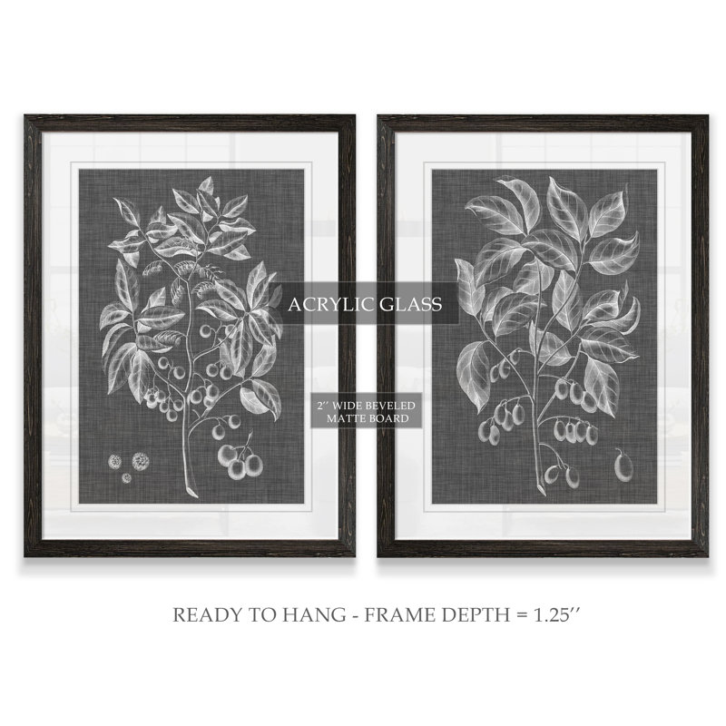 « tapis de feuillage v » par antonyme bunjamin (abe)-ensemble de 2 reproductions de photos sur toile, Blanc