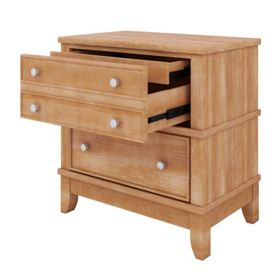 Multifunctional 3-Drawer Side Table for Living Room, Hallway, Entryway