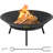 22'' Round Steel Fire Pit Accessory