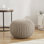 Repose-pieds rond avec repose-pieds By 