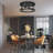 2-Light Metal Flush Mount Ceiling Light