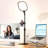 Video Conference Lighting For Zoom Meeting, Desk Lamps For Home Office, 30 Light Modes Desk Light, Ring Light For Desk With Flexible Stand & Memory Function For Zoom Lighting, Video Streaming, Drawing