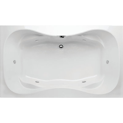 Builder Hourglass 60'' L Whirlpool Bathtub