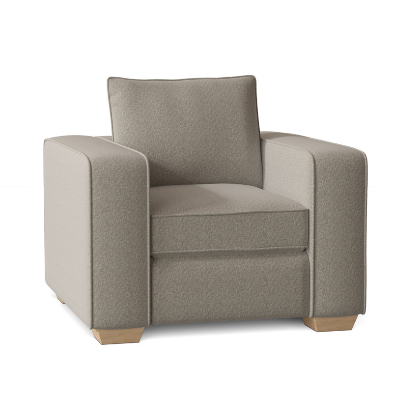 Fauteuil Anastase, Espresso, Poussière de lune Giovanna