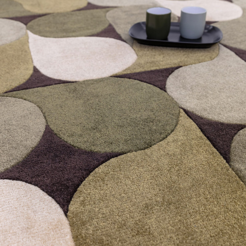 Cefferillo Abstract Recycled P.E.T Hand Woven Area Rug, Rectangle 160 x 230cm