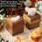 2 Pack Wooden Tissue Box Cover Square